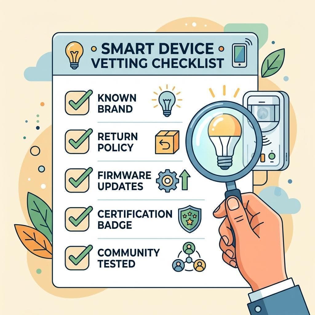 Checkliste für Smart Home Gerätekauf